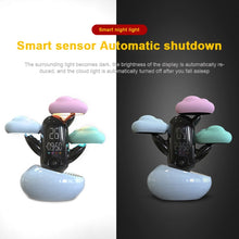 Load image into Gallery viewer, Cloud Weather Time Light Multifunctional Smart Induction Child Wake Up Alarm Clock