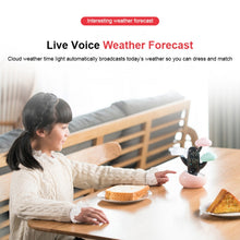 Load image into Gallery viewer, Cloud Weather Time Light Multifunctional Smart Induction Child Wake Up Alarm Clock
