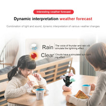 Load image into Gallery viewer, Cloud Weather Time Light Multifunctional Smart Induction Child Wake Up Alarm Clock