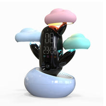 Load image into Gallery viewer, Cloud Weather Time Light Multifunctional Smart Induction Child Wake Up Alarm Clock