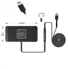 Load image into Gallery viewer, C1 15W TYPEC Interface Car Anti-slip Mat Wireless Charger, C1 1m, C1 30cm