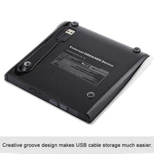 Load image into Gallery viewer, Slim External USB 3.0 DVD RW CD Writer Drive Burner Reader Player For Laptop PC, Brushed Texture DVD(W)
