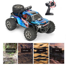 Load image into Gallery viewer, MGRC Charging Remote Control Car 2.4G Wireless Remote Control Four-Way Cross-Country Climbing Car 1:18 Car Model, Green, Orange, Gray Blue, Red