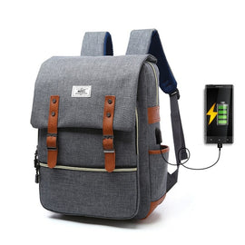 203 Outdoor Travel Shoulders Bag Computer Backpack with External USB Charging Port