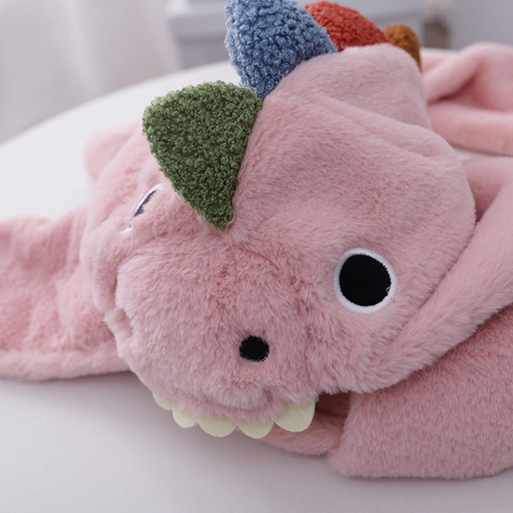 C0215 Adult Dinosaur Cartoon Velvet Hat Thickened Warm Scarf Hat