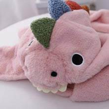 Load image into Gallery viewer, C0215 Adult Dinosaur Cartoon Velvet Hat Thickened Warm Scarf Hat