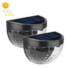 Load image into Gallery viewer, 2 PCS LED Solar Wall Light Outdoor Semicircular Fence Garden Lawn Light