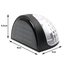 Load image into Gallery viewer, 2 PCS LED Solar Wall Light Outdoor Semicircular Fence Garden Lawn Light