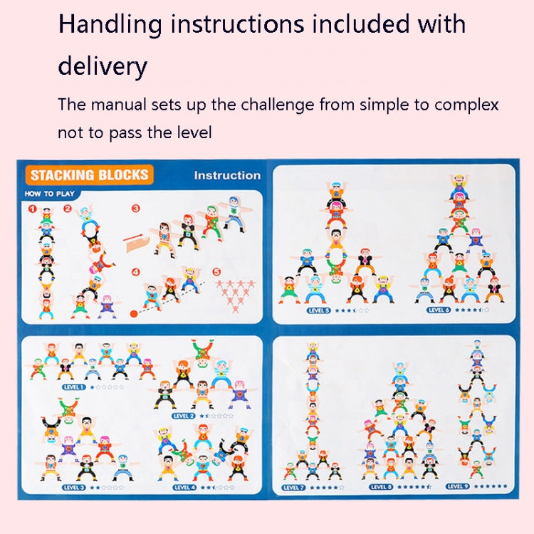 Children Parent-Child Stacking Block Game Balance Acrobatic Troupe Decompression Toy