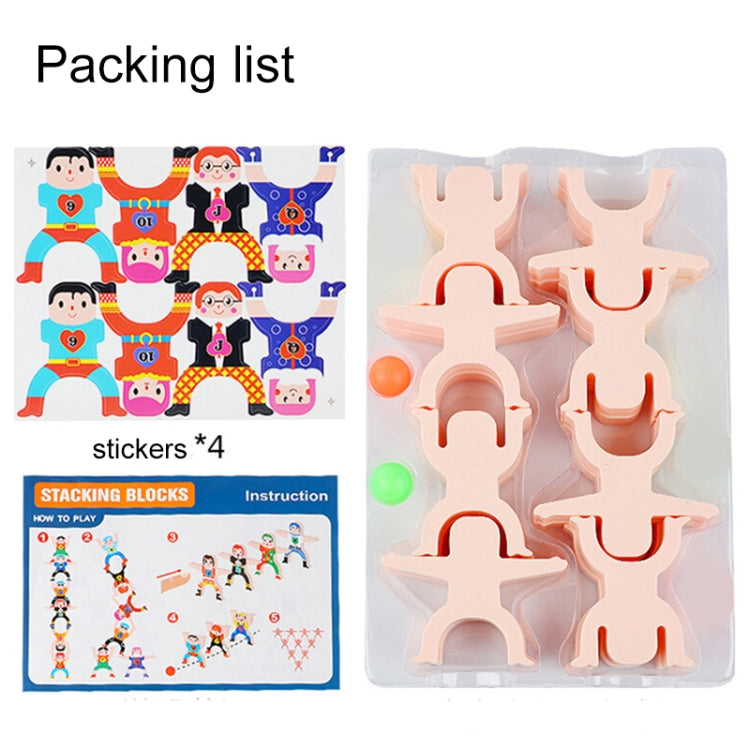 Children Parent-Child Stacking Block Game Balance Acrobatic Troupe Decompression Toy