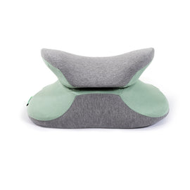 BEWALKER Multifunctional Student Portable Nap Pillow Waist Support Foldable Memory Foam Nap Pillow Office Sleeping Pillow, 38x20x15cm