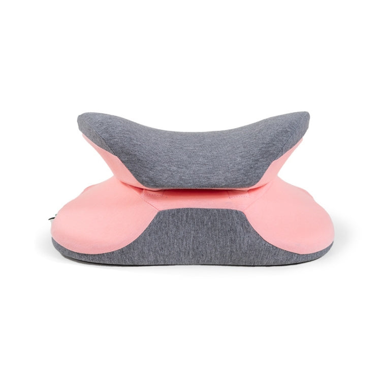 BEWALKER Multifunctional Student Portable Nap Pillow Waist Support Foldable Memory Foam Nap Pillow Office Sleeping Pillow, 38x20x15cm