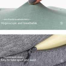 Load image into Gallery viewer, BEWALKER Multifunctional Student Portable Nap Pillow Waist Support Foldable Memory Foam Nap Pillow Office Sleeping Pillow, 38x20x15cm