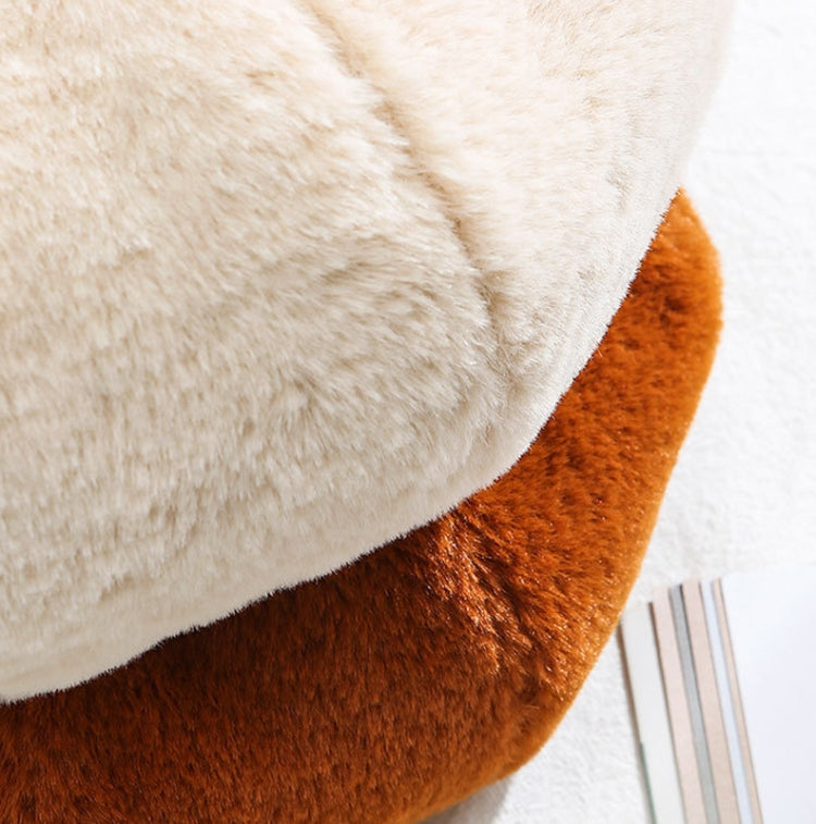 Autumn and Winter Beret Ladies Hats Plush Warmth Retro Painter Hat