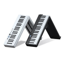 Load image into Gallery viewer, Wersi 88-Key Foldable Portable Electronic Piano Keyboard For Beginners Practice Piano, CN Plug, USB White, USB Black