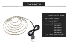 Load image into Gallery viewer, USB Power SMD 2835 Epoxy LED Strip Light Christmas Desk Decor Lamp for TV Background Lighting, 50cm, 1m, 2m, 3m, 4m, 5m