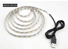 Load image into Gallery viewer, USB Power SMD 2835 Epoxy LED Strip Light Christmas Desk Decor Lamp for TV Background Lighting, 50cm, 1m, 2m, 3m, 4m, 5m