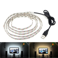 Load image into Gallery viewer, USB Power SMD 2835 Epoxy LED Strip Light Christmas Desk Decor Lamp for TV Background Lighting, 50cm, 1m, 2m, 3m, 4m, 5m