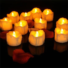 Load image into Gallery viewer, 12 PCS/Box  LED Candle Electronic Tea Wax Simulation Tears Electronic Candle Light Wedding Decoration Candle Light