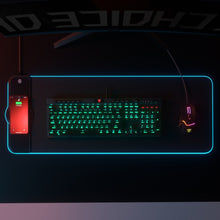 Load image into Gallery viewer, RGB01 10W Wireless Charging Mouse Pad  RGB Luminous Mouse Pad, Size: 800 x 300 x 4mm