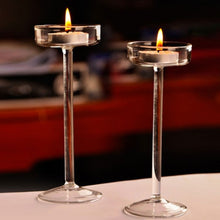 Load image into Gallery viewer, Glass Candlestick Luxury High Candlestick Romantic Dinner Decoration, 11.5cm, 16cm, 18.5cm