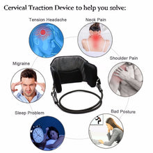Load image into Gallery viewer, Fashion Portable Neck Pain Relief Relaxing Hammock Neck Massager Foam Napping Sleeping Pillow Cushion for Home Office