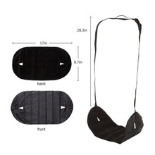 Load image into Gallery viewer, Portable Mini Foot Rest Hammock for Office Home Chair, Black