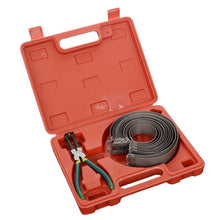 Load image into Gallery viewer, 14 Rings Piston Ring Compressor Plier Clamp Remover Assembly Engine Tool Cylinder Installer Ratchet Pliers, 14 In 1 Red