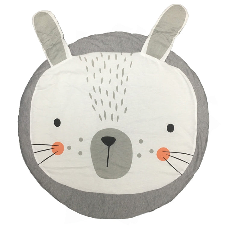 Baby Infant Play Mats Kids Crawling Carpet Floor Rug Baby Bedding Rabbit Blanket Cotton Game Pad Children Room Decor, Grey Rabbit, Fox, Koala, Lion, Deer, Sheep, Swan, Unicorn, Giraffe, Panda, Penguin, Butterfly, Tiger, Bear, Pink Rabbit