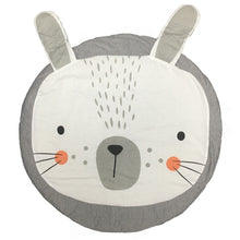 Load image into Gallery viewer, Baby Infant Play Mats Kids Crawling Carpet Floor Rug Baby Bedding Rabbit Blanket Cotton Game Pad Children Room Decor, Grey Rabbit, Fox, Koala, Lion, Deer, Sheep, Swan, Unicorn, Giraffe, Panda, Penguin, Butterfly, Tiger, Bear, Pink Rabbit