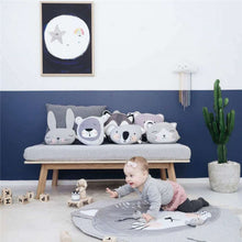 Load image into Gallery viewer, Baby Infant Play Mats Kids Crawling Carpet Floor Rug Baby Bedding Rabbit Blanket Cotton Game Pad Children Room Decor, Grey Rabbit, Fox, Koala, Lion, Deer, Sheep, Swan, Unicorn, Giraffe, Panda, Penguin, Butterfly, Tiger, Bear, Pink Rabbit