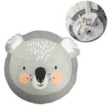 Load image into Gallery viewer, Baby Infant Play Mats Kids Crawling Carpet Floor Rug Baby Bedding Rabbit Blanket Cotton Game Pad Children Room Decor, Grey Rabbit, Fox, Koala, Lion, Deer, Sheep, Swan, Unicorn, Giraffe, Panda, Penguin, Butterfly, Tiger, Bear, Pink Rabbit
