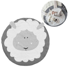 Load image into Gallery viewer, Baby Infant Play Mats Kids Crawling Carpet Floor Rug Baby Bedding Rabbit Blanket Cotton Game Pad Children Room Decor, Grey Rabbit, Fox, Koala, Lion, Deer, Sheep, Swan, Unicorn, Giraffe, Panda, Penguin, Butterfly, Tiger, Bear, Pink Rabbit