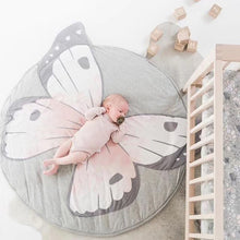 Load image into Gallery viewer, Baby Infant Play Mats Kids Crawling Carpet Floor Rug Baby Bedding Rabbit Blanket Cotton Game Pad Children Room Decor, Grey Rabbit, Fox, Koala, Lion, Deer, Sheep, Swan, Unicorn, Giraffe, Panda, Penguin, Butterfly, Tiger, Bear, Pink Rabbit