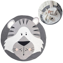 Load image into Gallery viewer, Baby Infant Play Mats Kids Crawling Carpet Floor Rug Baby Bedding Rabbit Blanket Cotton Game Pad Children Room Decor, Grey Rabbit, Fox, Koala, Lion, Deer, Sheep, Swan, Unicorn, Giraffe, Panda, Penguin, Butterfly, Tiger, Bear, Pink Rabbit