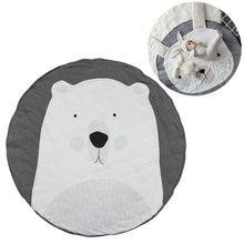 Load image into Gallery viewer, Baby Infant Play Mats Kids Crawling Carpet Floor Rug Baby Bedding Rabbit Blanket Cotton Game Pad Children Room Decor, Grey Rabbit, Fox, Koala, Lion, Deer, Sheep, Swan, Unicorn, Giraffe, Panda, Penguin, Butterfly, Tiger, Bear, Pink Rabbit