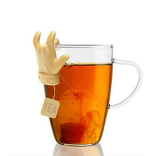 Load image into Gallery viewer, 2pcs Little Finger Shape Tea Heroes Teaspoon Holder ，Random Color Delivery, Teaspoon Holder