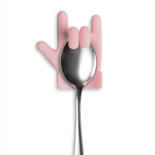 Load image into Gallery viewer, 2pcs Little Finger Shape Tea Heroes Teaspoon Holder ，Random Color Delivery, Teaspoon Holder