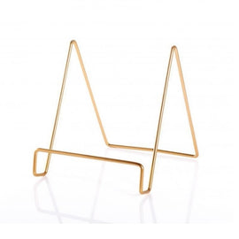 4 PCS Desktop Iron Art Plating Bracket for iPad / CD Display / Cookbook / Plate, Golden, Rose Gold
