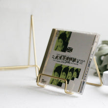 Load image into Gallery viewer, 4 PCS Desktop Iron Art Plating Bracket for iPad / CD Display / Cookbook / Plate, Golden, Rose Gold