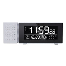 Load image into Gallery viewer, TS-P30 Multifunctional Night Light Alarm Digital Clock with FM Radio &amp; Temperature / Humidity Display &amp; IR Sensor Function, White, Green, Blue, Black, Pink