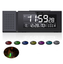 Load image into Gallery viewer, TS-P30 Multifunctional Night Light Alarm Digital Clock with FM Radio &amp; Temperature / Humidity Display &amp; IR Sensor Function, White, Green, Blue, Black, Pink