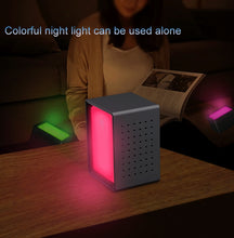 Load image into Gallery viewer, TS-P30 Multifunctional Night Light Alarm Digital Clock with FM Radio &amp; Temperature / Humidity Display &amp; IR Sensor Function, White, Green, Blue, Black, Pink