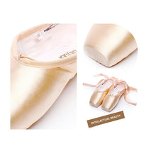 Load image into Gallery viewer, Ballet Lace Pointe Shoes Professional Flat Dance Shoes
