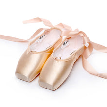 Load image into Gallery viewer, Ballet Lace Pointe Shoes Professional Flat Dance Shoes