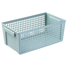 Load image into Gallery viewer, Desktop Snacks &amp; Sundries Storage Basket Rectangular Plastic Storage Basket, Small （White）, Small （Light Green）, Large (White), Large（Llight Green）