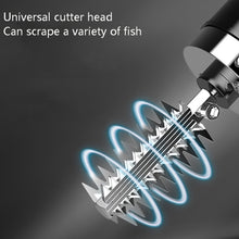 Load image into Gallery viewer, Electric Fish Scale Scraper Household Use Scraping Tool, CN Plug, Red, Black