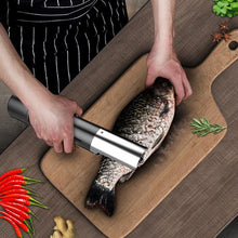 Load image into Gallery viewer, Electric Fish Scale Scraper Household Automatic Wireless Scraping Tool CN Plug, Black Single Battery, Black Single Battery+Cutter Head, Black Dual Battery, Black Dual Battery+Cutter Head, Red Single Battery, Red Single Battery+Cutter Head              ...