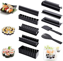 Load image into Gallery viewer, 11 in 1 Sushi Mold With Sushi Knife Rice Ball Mold DIY Home Creative Sushi Roll Set, Sushi Roll Set