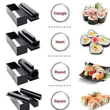 Load image into Gallery viewer, 11 in 1 Sushi Mold With Sushi Knife Rice Ball Mold DIY Home Creative Sushi Roll Set, Sushi Roll Set